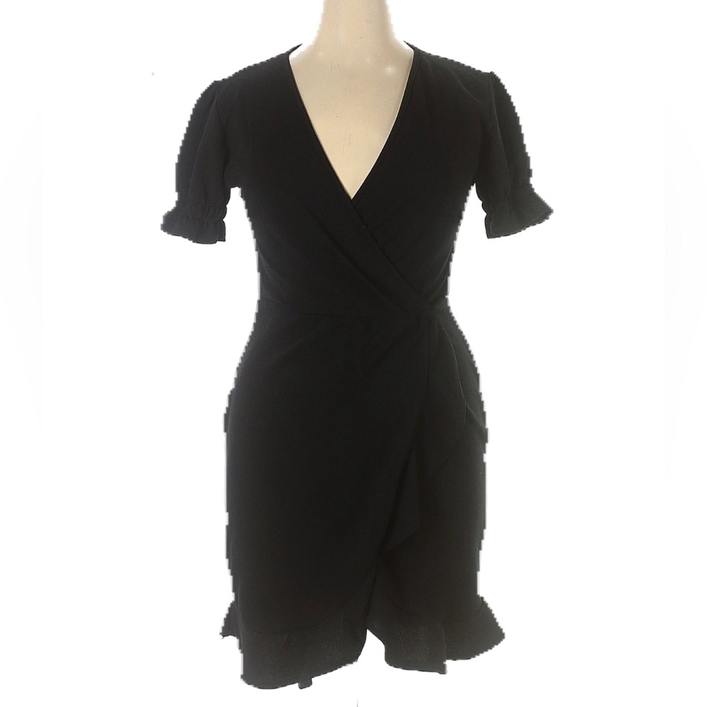 Short Sleeve Little Black Dress